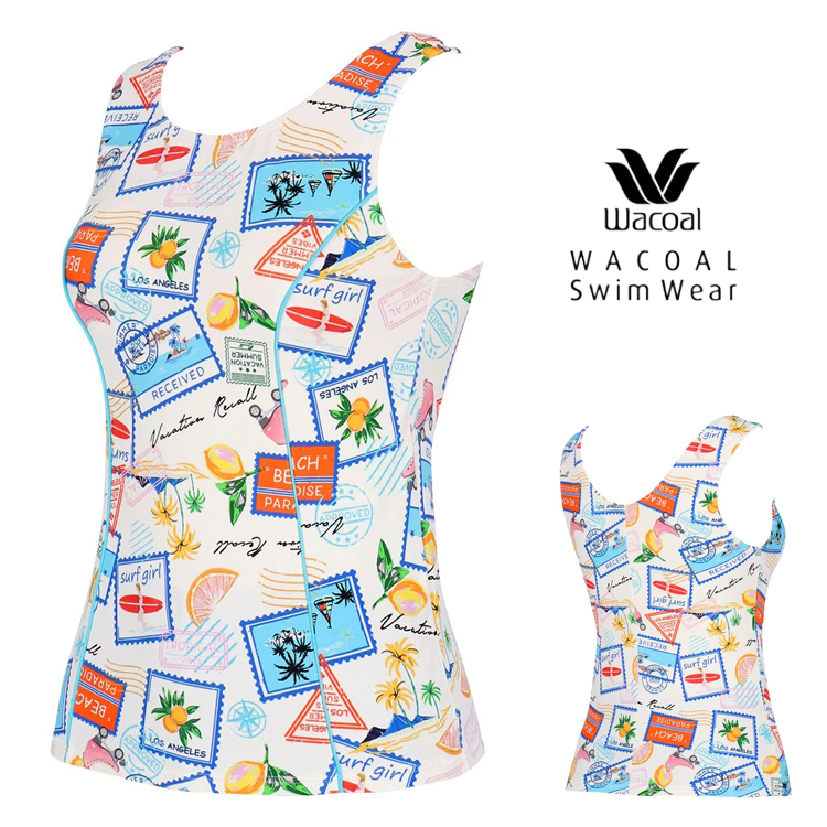 WACOAL（ワコール） 水着 トップ スイムウエア フィットネス水着 UV