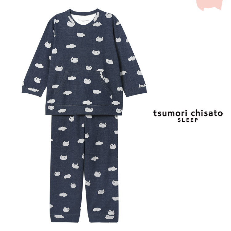 猫パジャマ（tsumori chisato SLEEP）（サイズ（S/M/L）：L）の
