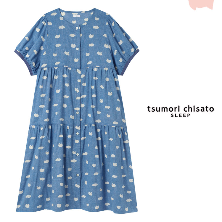 猫パジャマ（tsumori chisato SLEEP）（サイズ（S/M/L）：L）の
