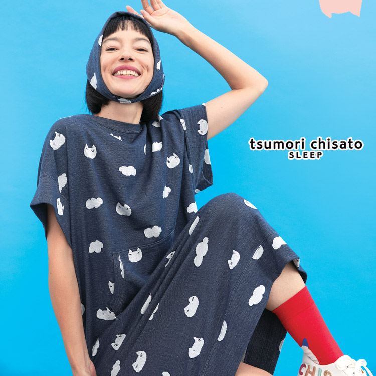 猫パジャマ（tsumori chisato SLEEP）（サイズ（S/M/L）：L）の商品