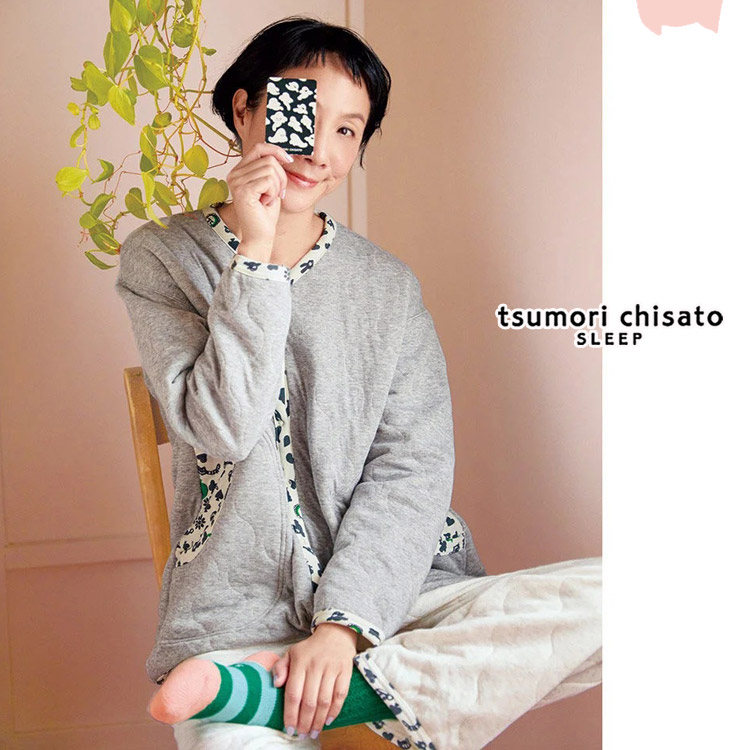 ♡ツモリチサトスリープ♡未使用　スウェットルームウェア　カーディガン　アイボリー カーディガン（URW431） | tsumori chisato SLEEP/ツモリチサト