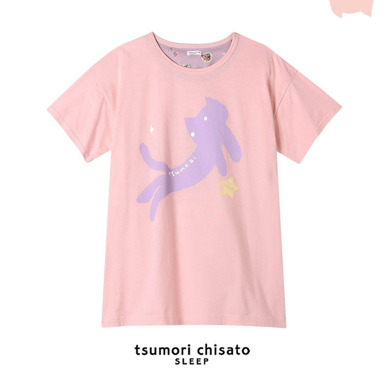 20%OFF ツモリチサト トップス Tシャツ 半袖 綿 猫 ML ブランド かわいい tsumori chisato SLEEP tsumori chisato SLEEP 20%OFF ツモリチサト トップス Tシャツ
