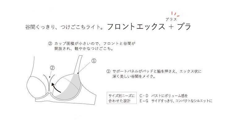 ワコール サルート 83G フロントエックス X ブラジャー 新作 セール 