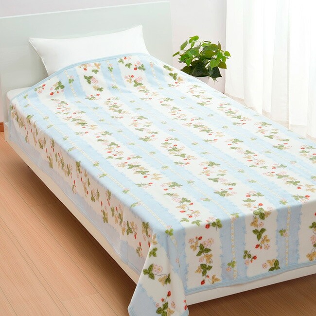 WEDGWOOD（ウェッジウッド） 西川 シール織綿毛布 綿100％ 日本製