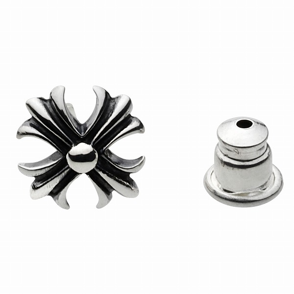 シルバーピアス 18金ポスト シルバー925 silver925 クロス