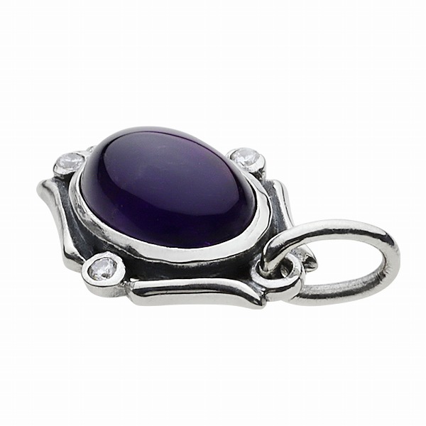 最終値下げ❗10ctUP  アメシストキューブ形ペンダントトップ 最終値下げ❗10ctUP アメシストキューブ形ペンダントトップ