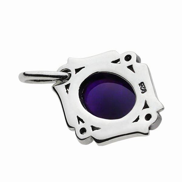 最終値下げ❗10ctUP  アメシストキューブ形ペンダントトップ 最終値下げ❗10ctUP アメシストキューブ形ペンダントトップ