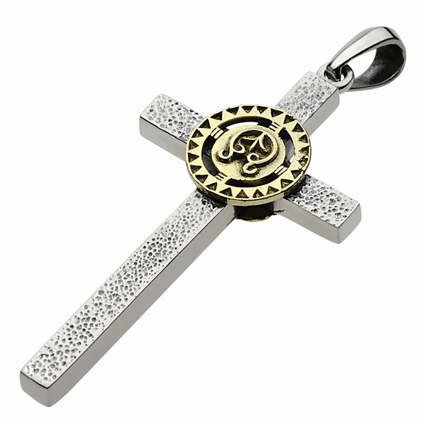 ターコイズ　クロス　シルバー925　ペンダントトップ ペンダントトップ ターコイズ モザイク シルバー925 クロス