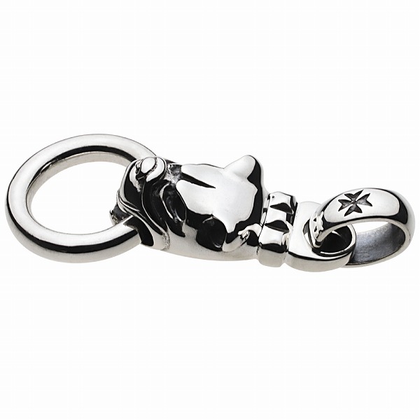 ペンダントトップ ブルドック グラスホルダー シルバー925