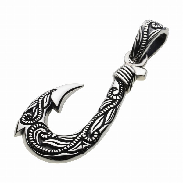 シルバーペンダント メンズ フィッシュフック シルバー925