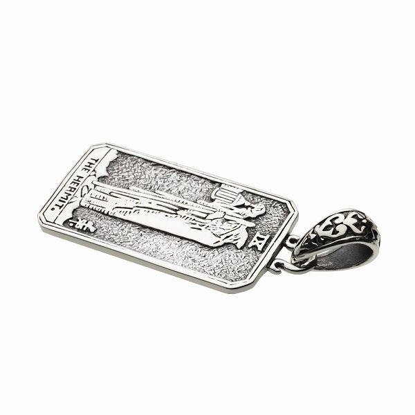 シルバー925 ペンダントトップ ペンダントトップ シルバー925 ザ・ハーミット タロットカード