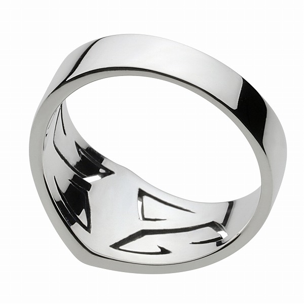 手彫りトライバル極厚シルバーリング　SILVER1000　オーダー1点物 シルバーリング トライバル silver 925 指輪｜Yahoo!フリマ（旧