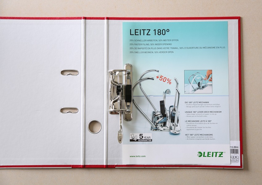 ライツ LEITZ / レバーアーチファイル 背幅55mm (A4サイズ・2穴) (1015