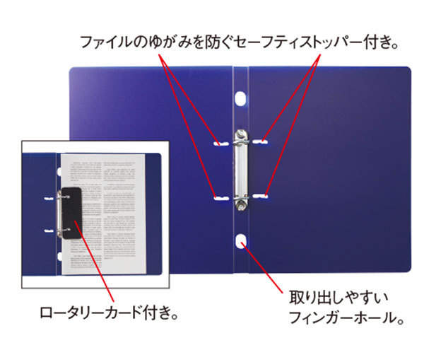 リヒトラブ リングファイル ツイストリング スマートスリム A4 タテ型