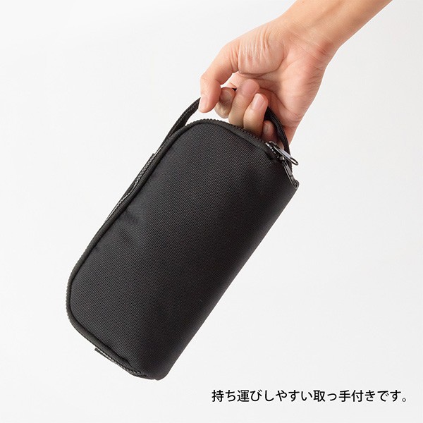ミドリ 2ウェイポーチ コーデュラ 黒（41784006）【MIDORI 2WAY