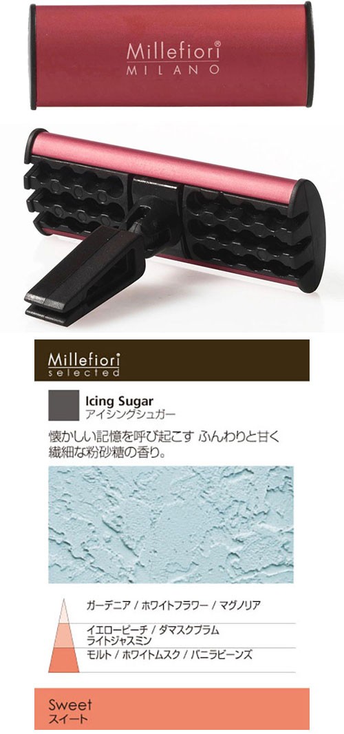 【★安心の定価販売★】 ミッレフィオーリ アイシングシュガー カーエア millefiori その他