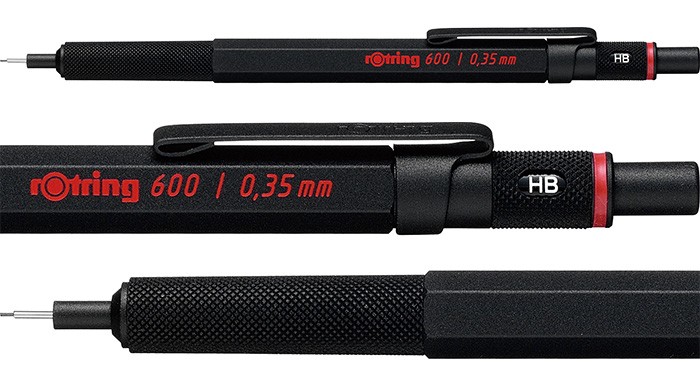 ロットリング シャープペン 0.35 ロットリング600シリーズ メカニカル