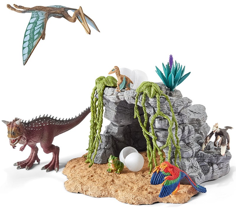 シュライヒ 恐竜 恐竜と洞窟セット 42261 : schleich-308 : フジオカ