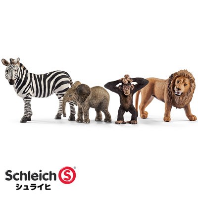 シュライヒ Schleich 動物フィギュアセット AVAN LILY シュライヒ 動物フィギュア セット ワイルドライフの