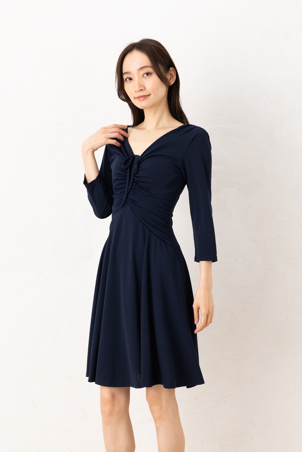 エジェリワンピース EGERIEワンピース T1 T2 T3サイズ 七分袖 膝
