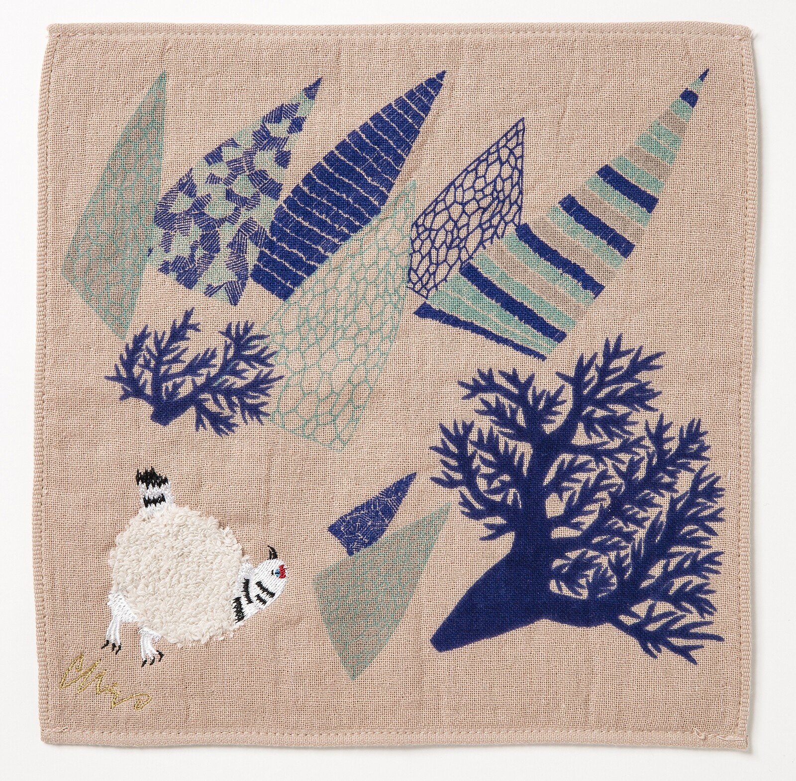 moritaMiW　もこもこどうぶつハンカチ＜ハンカチタオルサイズ＞ | moritaMiW | 01