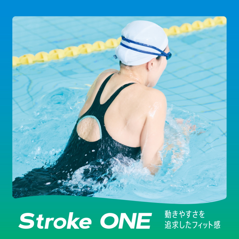 ミズノ MIZUNO フィットネス水着 レディース STROKE ONEオールインワン パッド付き 2025年春夏モデル N2JGC307 関連画像5
