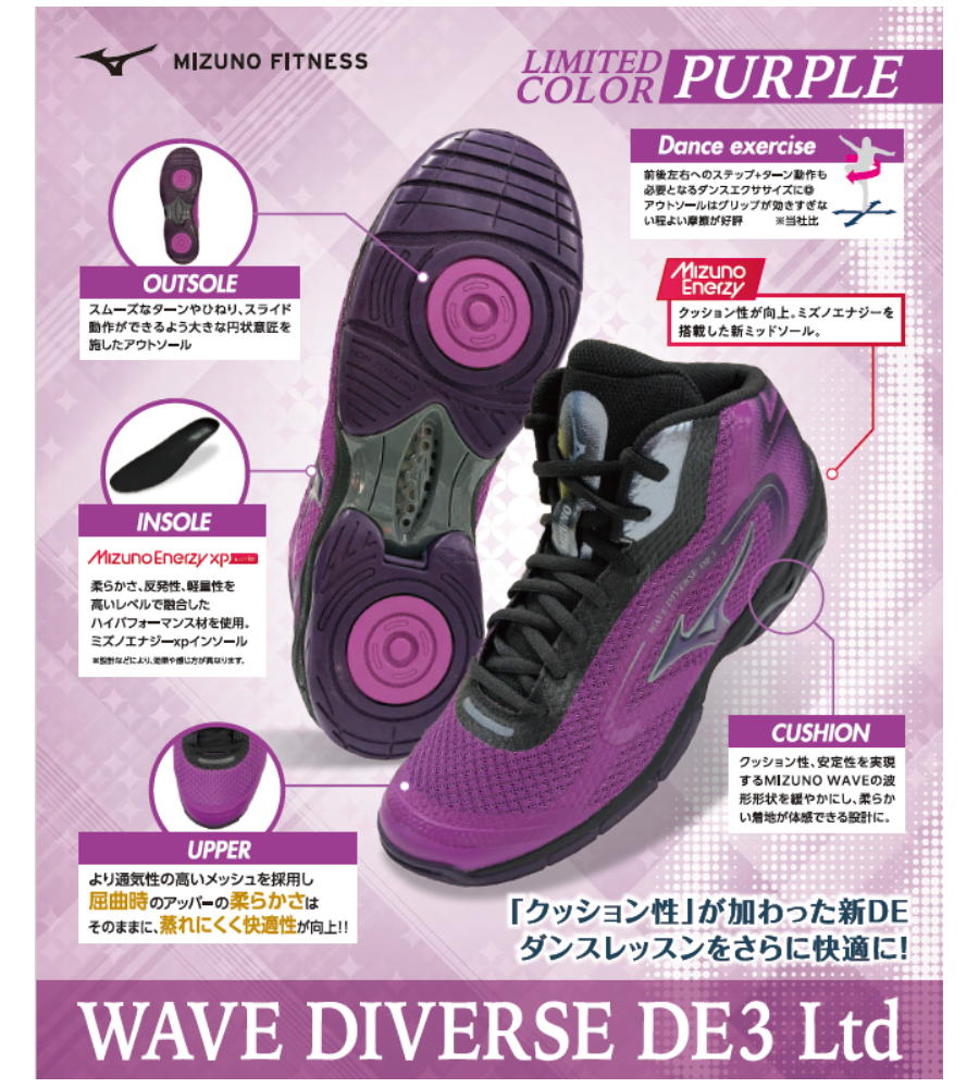 MIZUNO(ミズノ) スタジオエクササイズ用フィットネスシューズ ユニ MIZUNO(ミズノ) スタジオエクササイズ用フィットネスシューズ ユニ