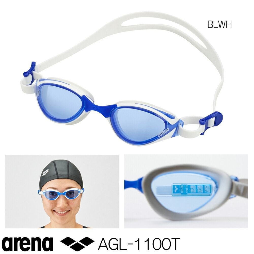 スイミングゴーグル 競泳 レーシング アリーナウォーボ ARENA UOVO フィットネスゴーグル（タフシールドくもり止め） AGL-1100T｜e-stroke｜03
