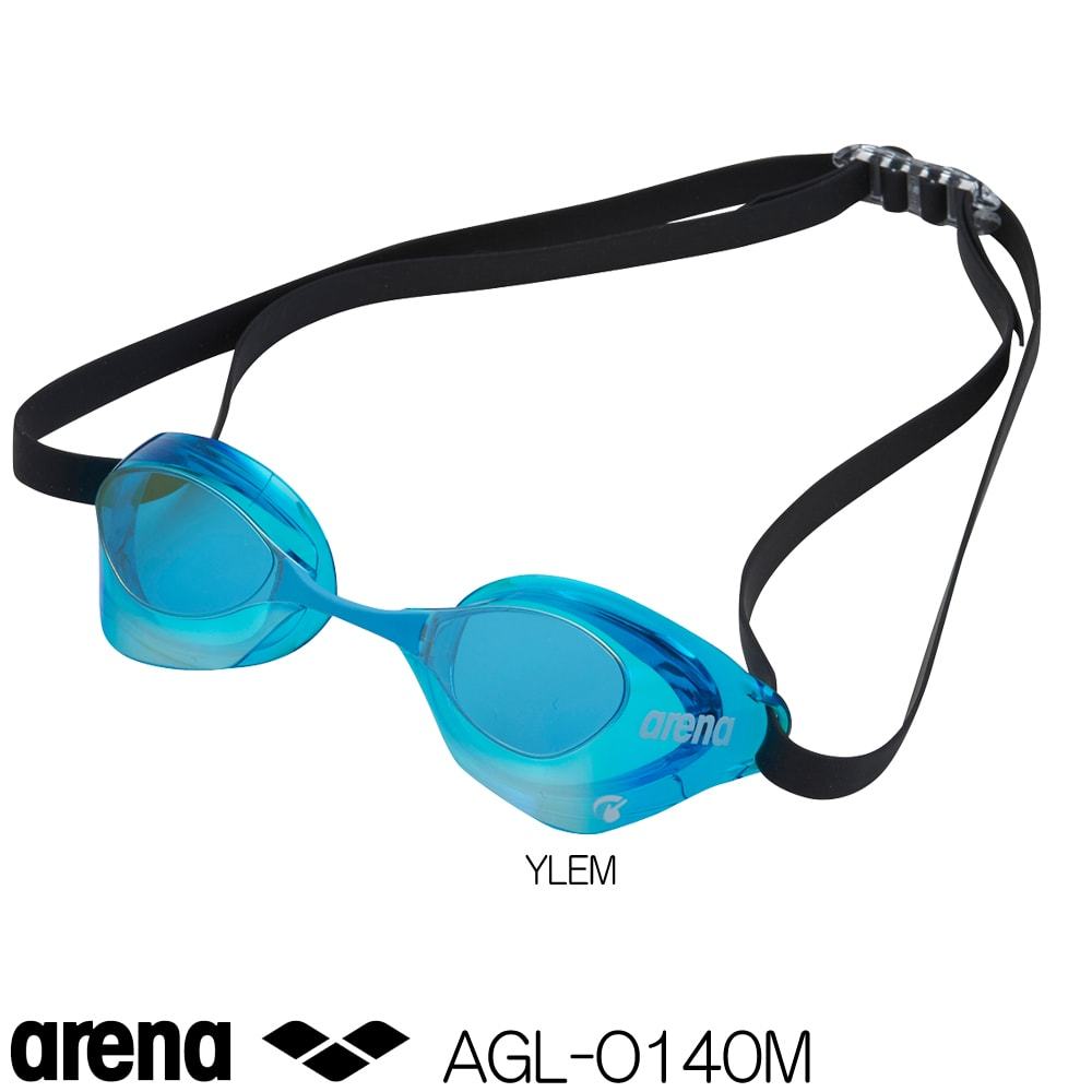 スイムゴーグル アリーナ ARENA 水泳 アクアフォーススイフト レーシング ミラーレンズ スワイプ FINA承認 ノンクッション クッションなし AGL-O140M｜e-stroke｜02