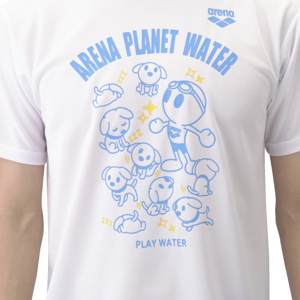 アリーナ ARENA Tシャツ アリーナ君 限定モデル 半袖 ユニセックス メンズ レディース スポーツアパレル トレーニング 水泳 ARN-STB01｜e-stroke｜07