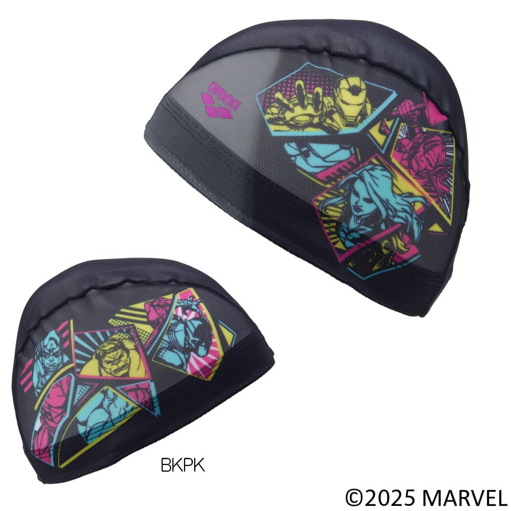 アリーナ（arena） 水泳 メッシュキャップ MARVEL マーベル スイム