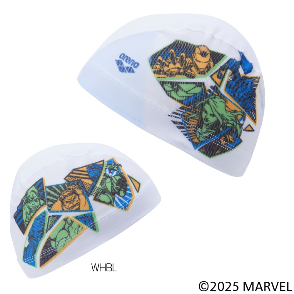 アリーナ（arena） 水泳 メッシュキャップ MARVEL マーベル スイム