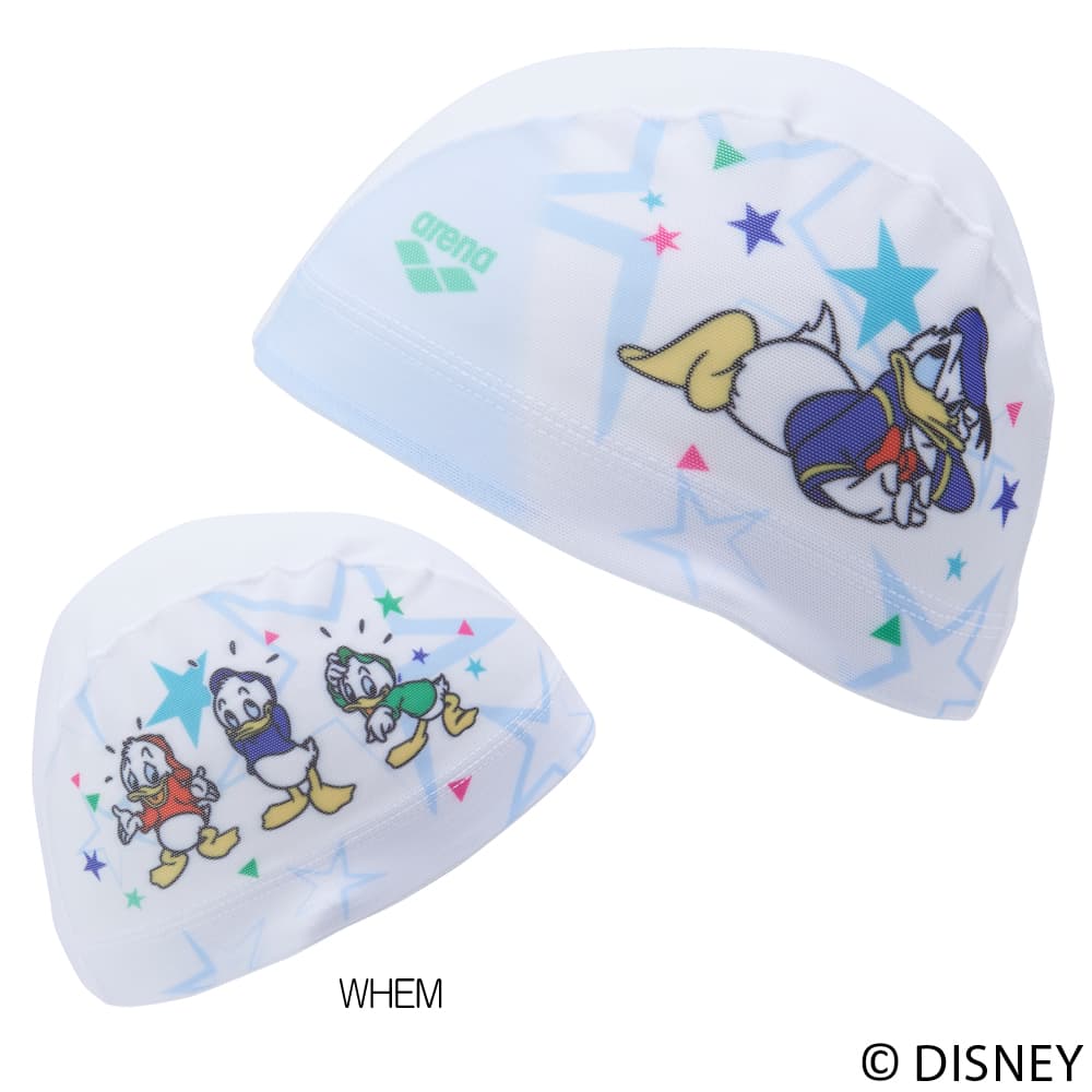 アリーナ（arena） 水泳 メッシュキャップ ディズニー “ドナルド