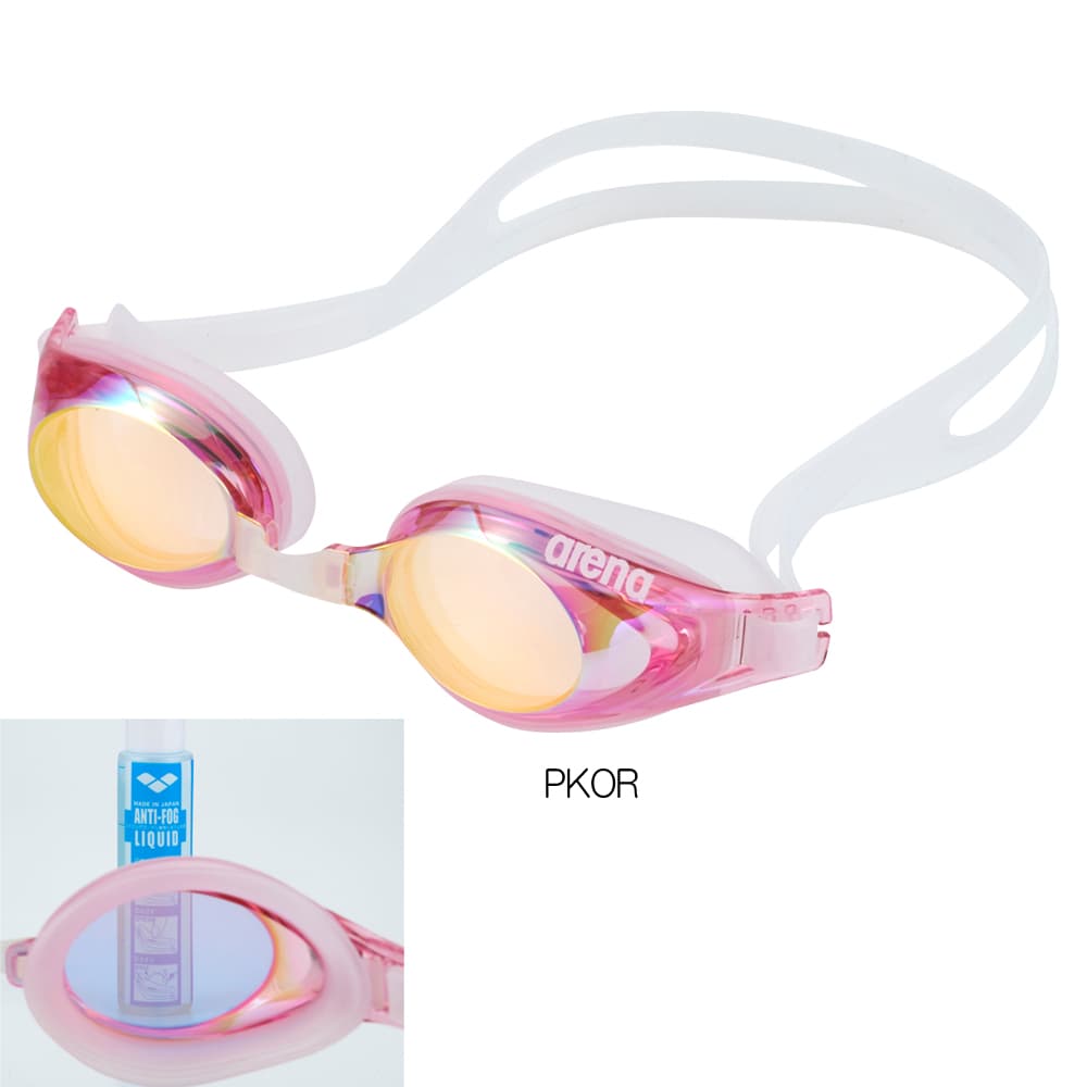 アリーナ（arena） 水泳 フィットネスゴーグル シルキー ミラーレンズ