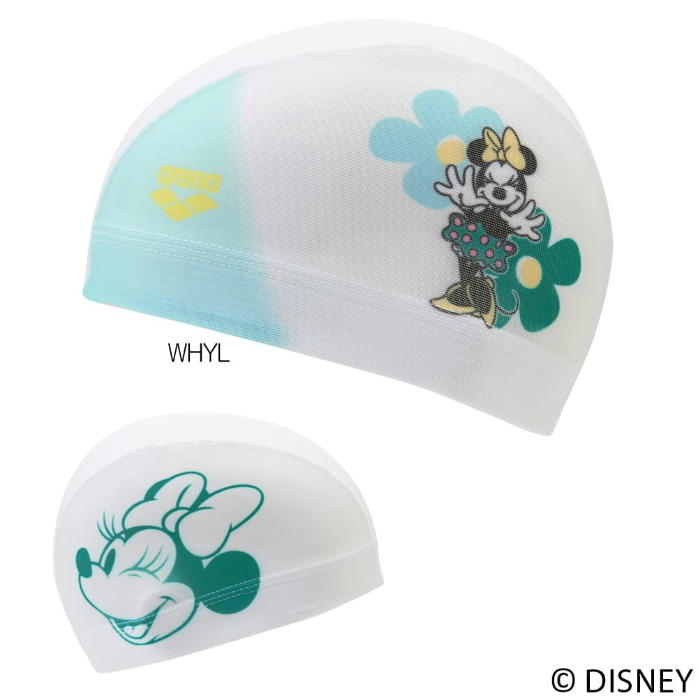 アリーナ（arena） 水泳 メッシュキャップ 昇華プリント ディズニー