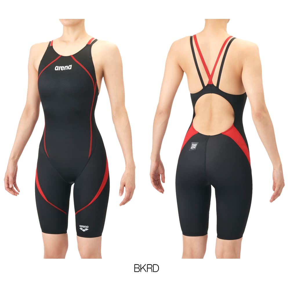 ARENA 競泳水着 レディース WA承認 AQUA ADVANCED AQUA XTREME レーシングワンピーススパッツ ダブルストラップ オープンバック 2026年春夏モデル AS6SRC25L | アリーナ | 02