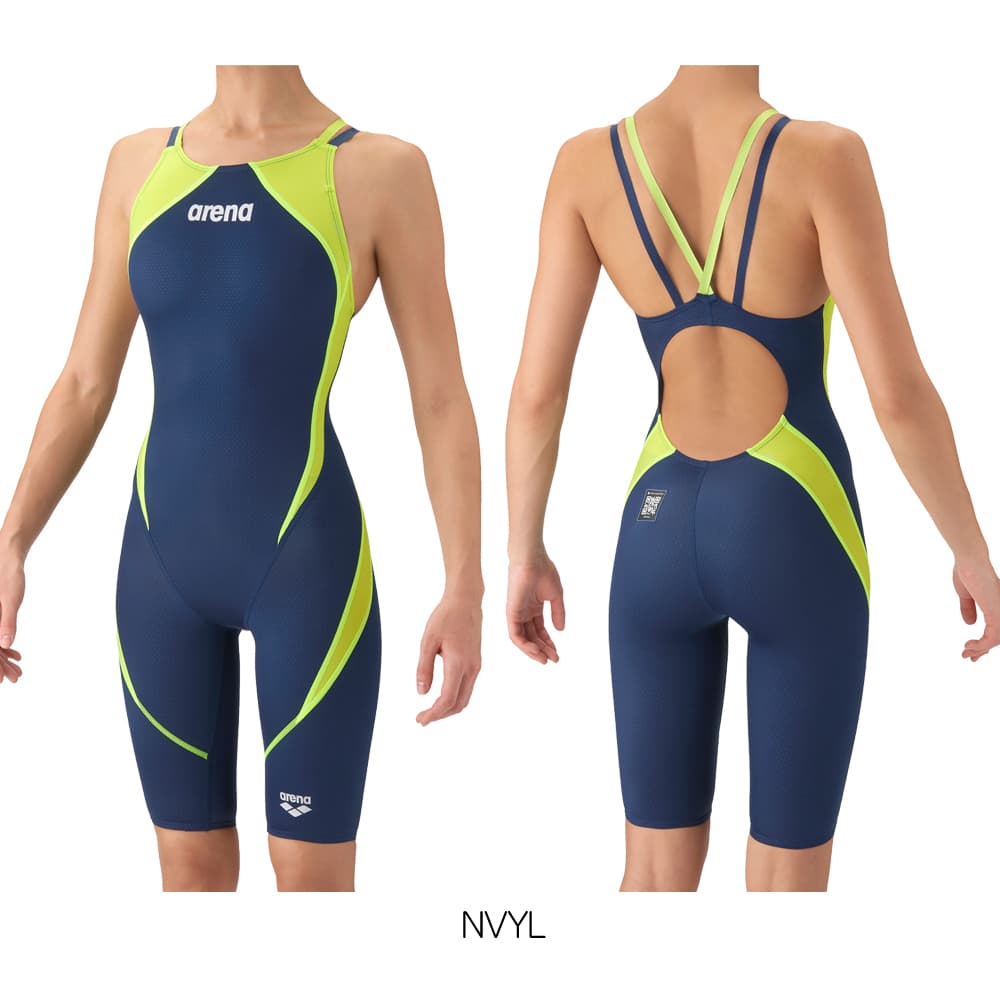 ARENA 競泳水着 レディース WA承認 AQUA ADVANCED AQUA XTREME レーシングワンピーススパッツ ダブルストラップ オープンバック 2026年春夏モデル AS6SRC25L | アリーナ | 04