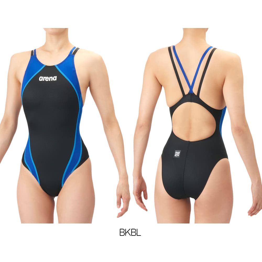 ARENA 競泳水着 レディース WA承認モデル AQUA ADVANCED AQUA XTREME レーシングワンピース ダブルストラップ オープンバック 2026年春夏モデル AS6SRC26L | アリーナ | 01