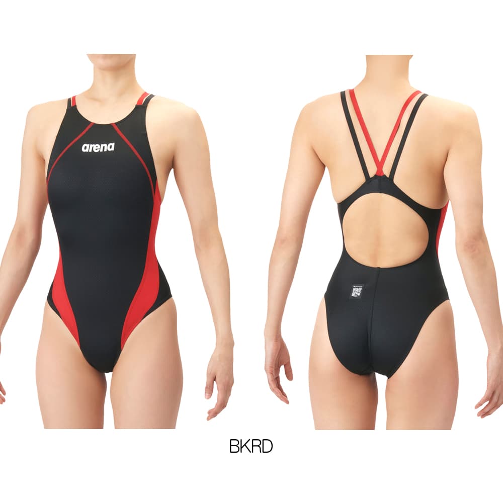 ARENA 競泳水着 レディース WA承認モデル AQUA ADVANCED AQUA XTREME レーシングワンピース ダブルストラップ オープンバック 2026年春夏モデル AS6SRC26L | アリーナ | 02