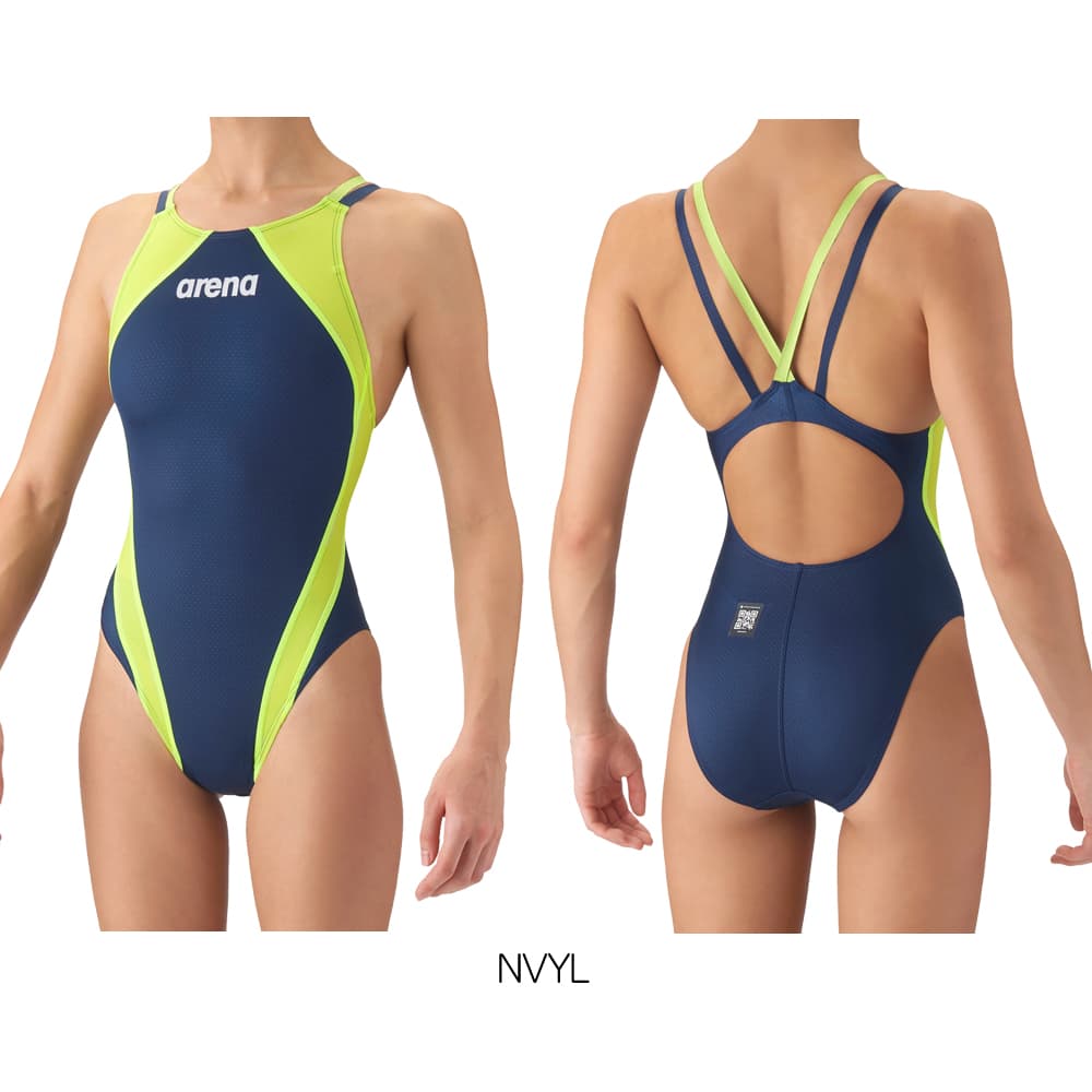 ARENA 競泳水着 レディース WA承認モデル AQUA ADVANCED AQUA XTREME レーシングワンピース ダブルストラップ オープンバック 2026年春夏モデル AS6SRC26L | アリーナ | 04