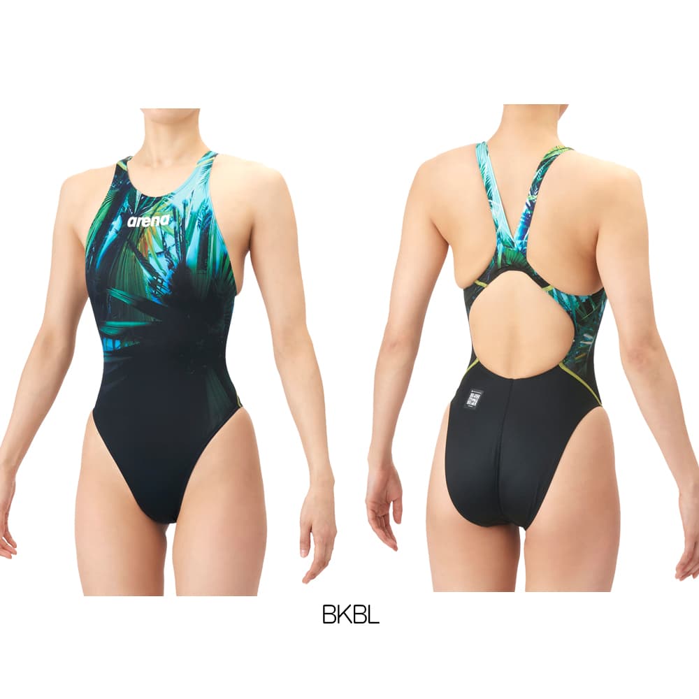 アリーナ ARENA 競泳水着 レディース WA承認モデル AQUA ADVANCED AQUA XTREME SUNLIGHT レーシングワンピース オープンバック AS6SRC41L | アリーナ | 01