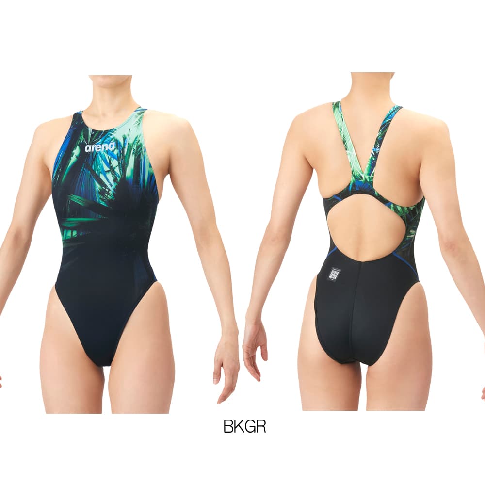 アリーナ ARENA 競泳水着 レディース WA承認モデル AQUA ADVANCED AQUA XTREME SUNLIGHT レーシングワンピース オープンバック AS6SRC41L | アリーナ | 03