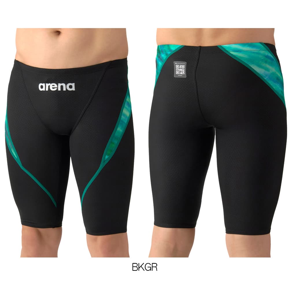アリーナ ARENA 競泳水着 メンズ WA承認モデル AQUA ADVANCED AQUA XTREME レーシングスパッツ ハーフレッグ 2026年春夏モデル AS6SRC45M | アリーナ | 01