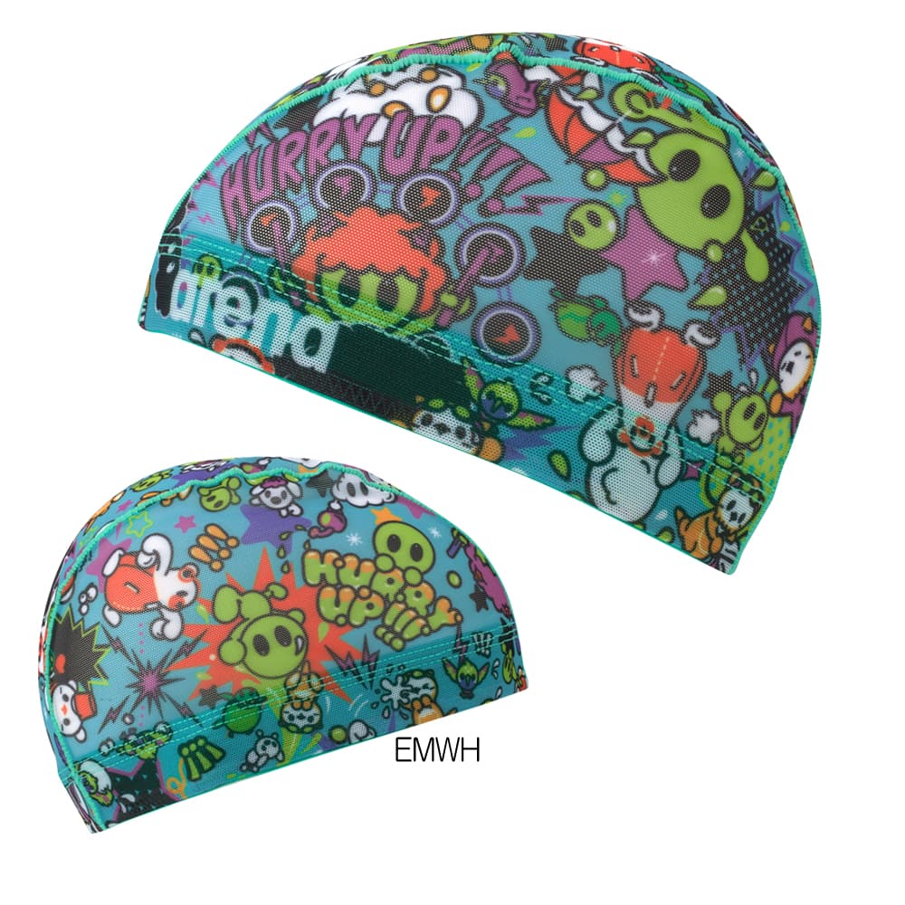 アリーナ（arena） 水泳 メッシュキャップ アリーナくん スイム