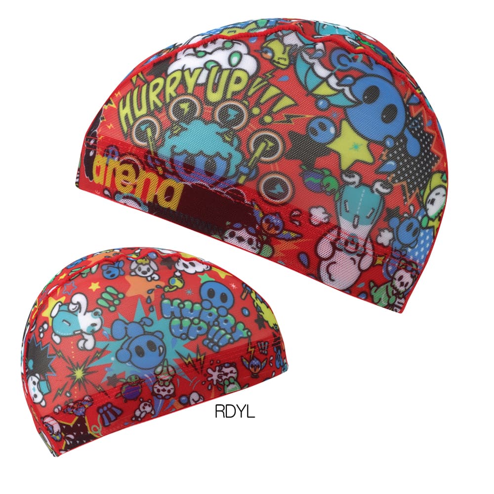 アリーナ（arena） 水泳 メッシュキャップ アリーナくん スイム