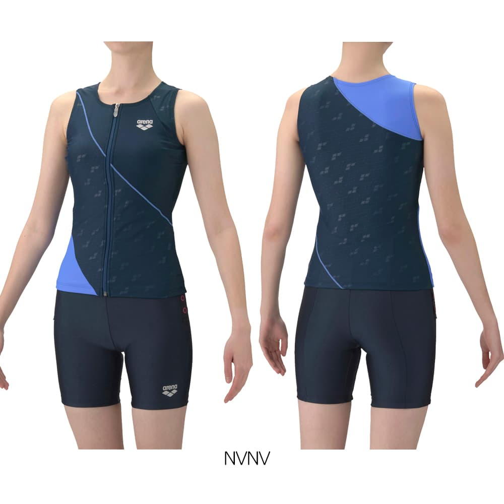 アリーナ（arena） フィットネス水着 レディース すらっとセパ ダブル