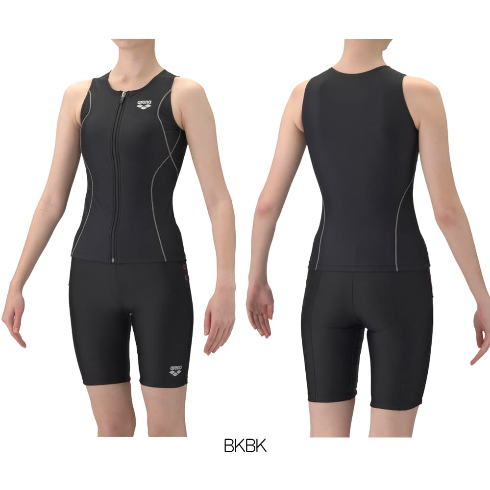 アリーナ（arena） フィットネス水着 レディース すらっとセパ ダブル