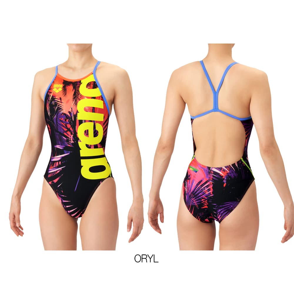 アリーナ ARENA 競泳水着 練習用水着 レディース タフスーツ タフスキンT2E SUNLIGHT トレーニングワンピース オープンバック 競泳練習水着 2026年春夏モデル AS6SWM21L アリーナ（arena） 競泳水着 練習用水着 レディース タフスーツ