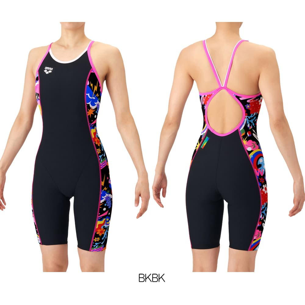 arena Powerskin 競泳水着 M 黒 アリーナ（arena） 競泳水着 練習用水着 レディース タフスーツ