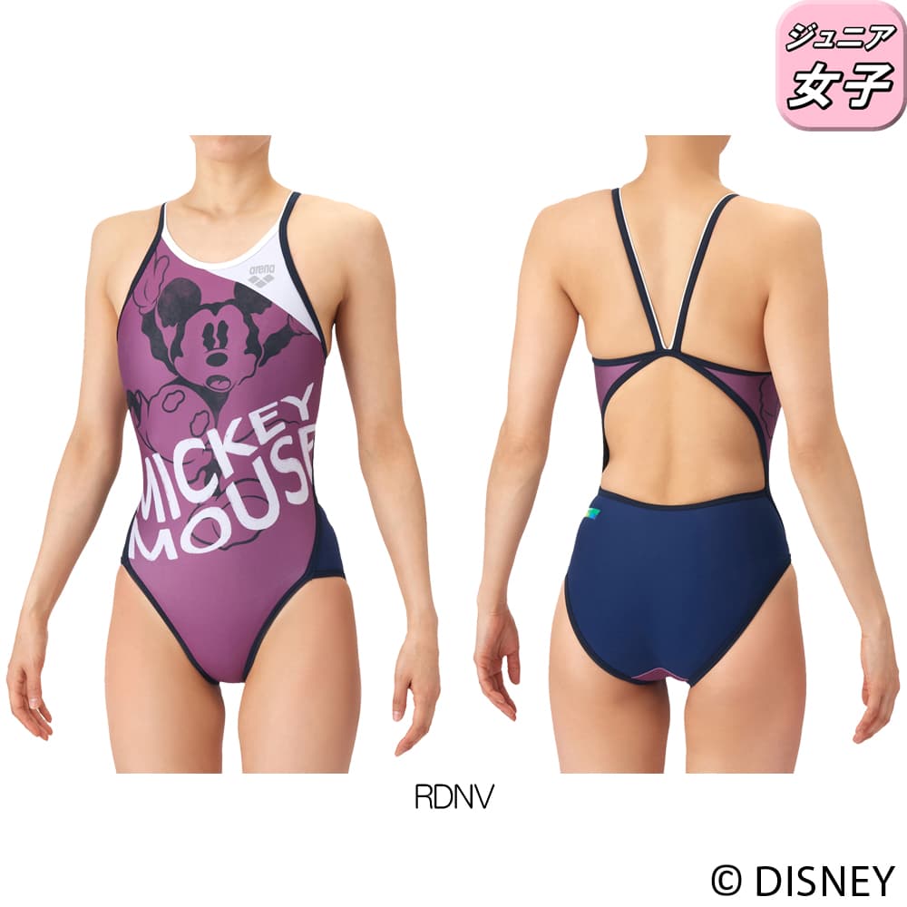 アリーナ（arena） 競泳水着 練習用水着 ジュニア女子 ディズニー